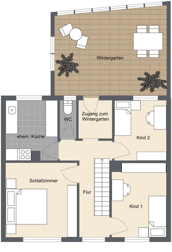Grundriss Obergeschoss