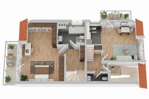 Architekten-Doppelhaushälfte am Kapuziner-Kloster: Wohnen und Arbeiten auf 250 m² Fläche! – Die vollständige Adresse der Immobilie erhältst du vom Anbieter., 48149 Neutor, Münster – Vorschaubild 34