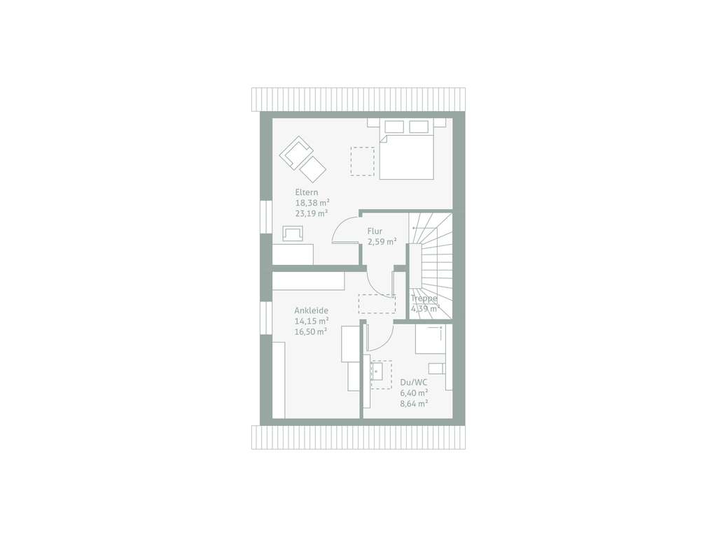 Immobilie in Bondorf - 🏡 Moderne Doppelhaushälfte mit Vollkeller – bezugsfertig in Bondorf - Bild 2