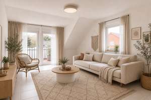 Schöne 4-Z-Dachgeschosswohnung mit toller Aussicht in ruhiger Wohnlage - Provisionsfrei – Gustav-Beckmann-Weg 34, 49076 Atter, Osnabrück – Vorschaubild 3