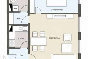 Stilvolle 2-Zimmer-Wohnung mit Einbauküche, Aufzug und Tiefgaragenstellplatz in zentraler Lage na... – 4105 Zentrum-Nord, Leipzig – Vorschaubild 9
