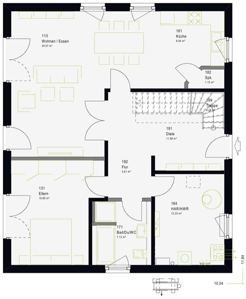 Immobilie in Alf - Stilvoll bauen mit Flachdach - Ihr "LifeStyle 17.01F" von massa Haus - Bild 4
