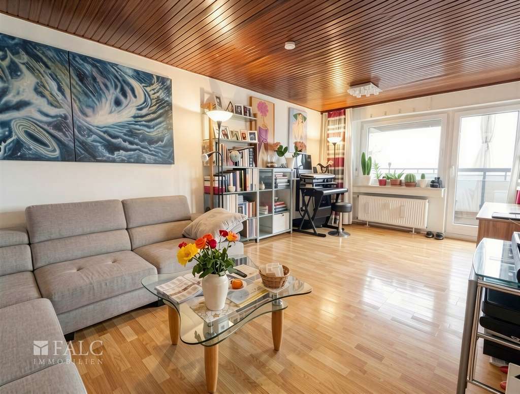 Immobilie in Bergheim - Attraktive 3-Zimmer-Wohnung mit großem Balkon und Weitblick im Wohnpark Bergheim - Bild 1