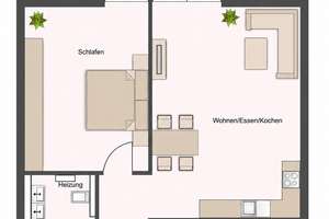 Moderne Erstbezug 2-Zimmerwohnung mit kl. Terrasse/Garten, Aufzug und guten Grundriss in DO-Brechten – Brechtenerstraße 255, 44339 Brechten, Dortmund – Vorschaubild 2