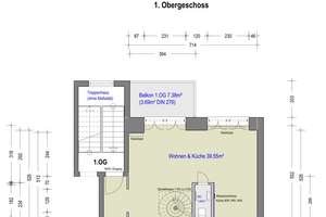 Ruhig gelegenes 3-Zimmer Loft 
auf 2 Ebenen in Friedrichshain – Kadiner Str. 00, 10243 Friedrichshain, Berlin – Vorschaubild 11