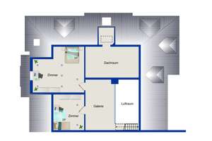 Leipzig-Altlindenau: Helle 6-Zimmer-Maisonette mit 2 Bädern im denkmalgeschützten Altbau – Die vollständige Adresse der Immobilie erhältst du vom Anbieter., 4177 Altlindenau, Leipzig – Vorschaubild 22