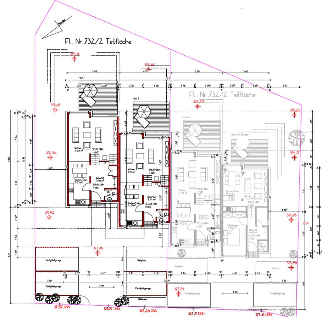 Immobilie in Kammerstein - Neubau-Reihenendhaus im Rohbauzustand – Ihr Ausbau, Ihr Stil, Ihr Zuhause - Bild 4