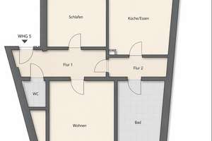 Zwei Kaiser, Exklusives Wohnen am Arrenberg, stilvolle 2-Zimmerwohnung mit Balkon – Simonsstraße 23, 42117 Elberfeld West, Wuppertal – Vorschaubild 12