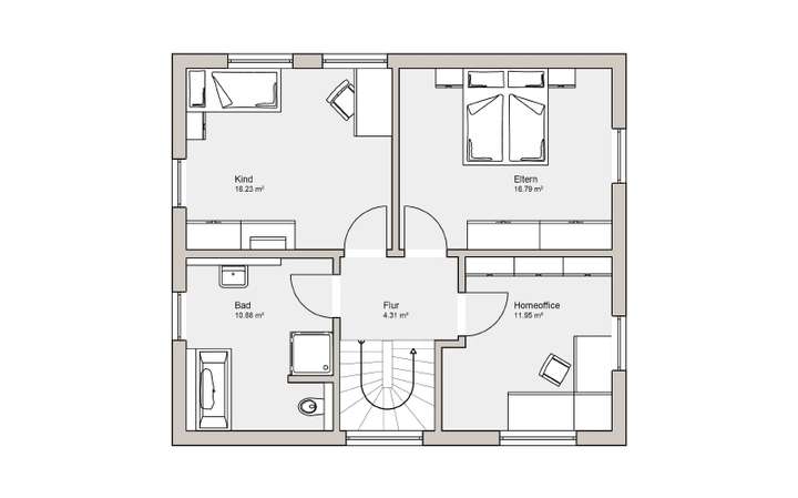 Grundriss Dachgeschoss