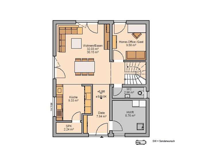 Grundriss Erdgeschoss