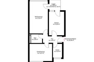 Kernsanierte 3-Zimmer-Wohnung mit Loggia in grüner Lage – 81477 Solln, München – Vorschaubild 18