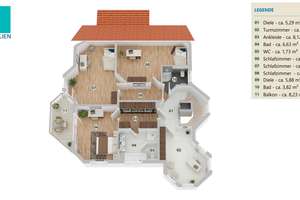 Ihr Familienschlöß´l in Starnberg - ca. 360 m² Wohn- u. Nutzfläche mit Komfort und Seeblick – Die vollständige Adresse der Immobilie erhältst du vom Anbieter., 82319 Starnberg – Vorschaubild 21