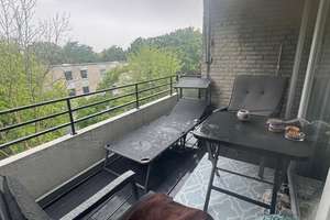 Ab 01.07.2026 frei! Tolle 2 Zimmer Wohnung mit Balkon  und super Aussicht – Hagerweg 36, 47798 Stadtmitte, Krefeld – Vorschaubild 4