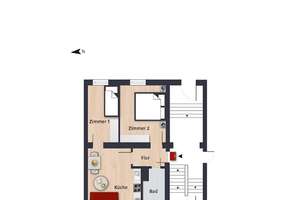 Klein aber fein - Wohnung mit Tageslichtbad // EG links – Lönsstr. 8, 38440 Stadtmitte (Ortsteil), Wolfsburg – Vorschaubild 6