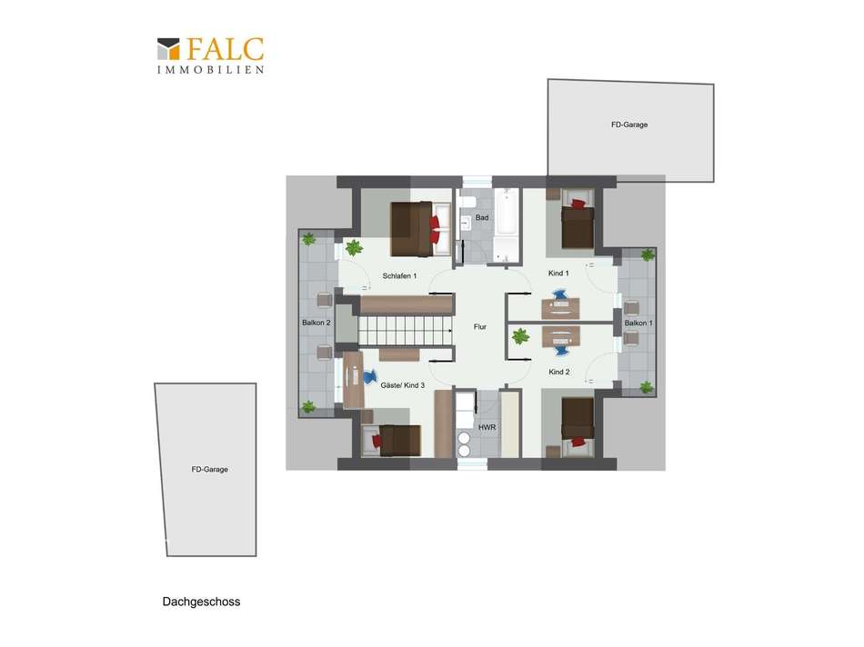 Grundriss Dachgeschoss