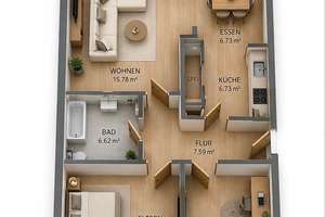 Helle 3-Zimmer Wohnung in Mainz-Hechtsheim – An den Mühlwegen 46, 55129 Hechtsheim, Mainz – Vorschaubild 10