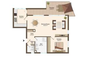 HURRA! Eine 2-Zimmer-Penthouse-Wohnung in ruhiger Lage in Rheinfelden – Die vollständige Adresse der Immobilie erhältst du vom Anbieter., 79618 Rheinfelden (Baden) – Vorschaubild 17