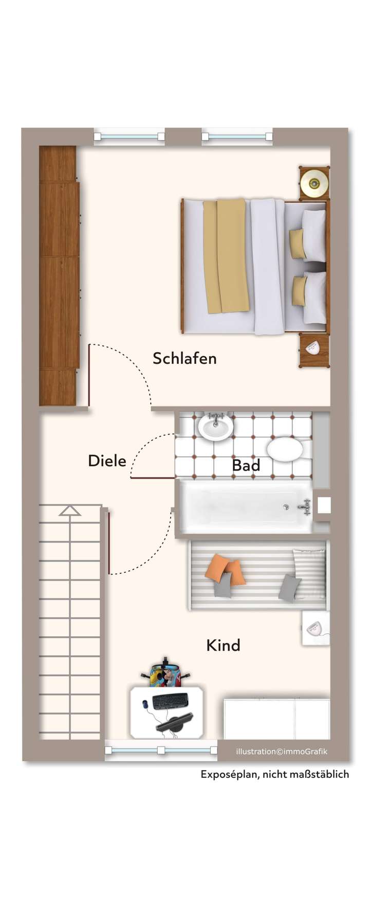 Grundriss Obergeschoss