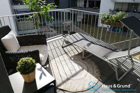*** Luxuriöse 2-Zimmer-Wohnung in Haaren - Barrierefrei  - mit einem rund 20 qm großen Balkon ***