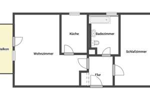 Behaglichkeit pur: 2-Zi.-Whg. in Leipzig-Engelsdorf ab sofort bezugsfertig! – Die vollständige Adresse der Immobilie erhältst du vom Anbieter., 4319 Engelsdorf, Leipzig – Vorschaubild 11