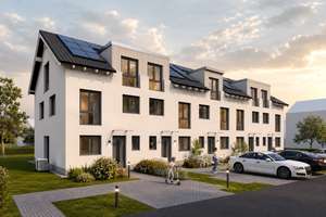Moderne Neubau-Reihenhäuser mit großen Gärten und Blick ins Grüne – Paderborn-Elsen