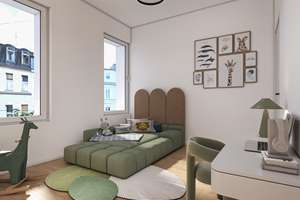 Altbaucharme neu definiert – Exklusive 3-Zimmer-Wohnung mit Balkon – Die vollständige Adresse der Immobilie erhältst du vom Anbieter., 53111 Bonn-Zentrum, Bonn – Vorschaubild 4