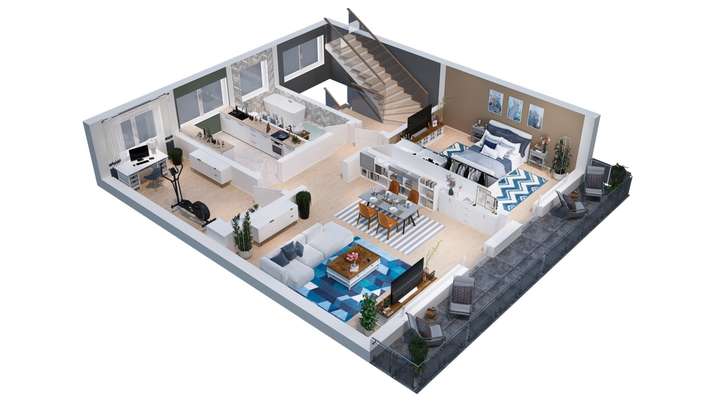 Grundriss Obergeschoss