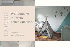 Alltagstaugliches Reihenmittelhaus mit 4 Zimmern in Oberhausen