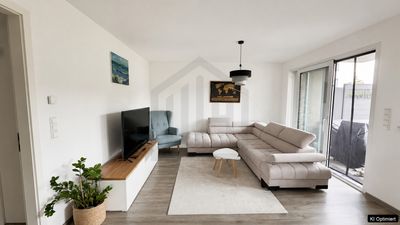 Malsch: moderne 3-Zimmer-Wohnung im EG mit Terrasse, Aufzug und 2 Stellplätzen