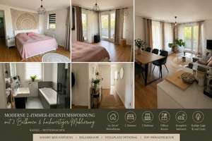 Bezugsfertige 2-Zimmer-Eigentumswohnung mit zwei Balkonen und hochwertiger Möblierung in Bettenhause