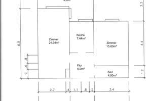 Erstbezug nach Sanierung -Altstadt , Lübeck - EBK,  Bad /WC, 2  Zi. vom Flur erreichb.-WG  möglich – Die vollständige Adresse der Immobilie erhältst du vom Anbieter., 23552 Innenstadt, Lübeck – Vorschaubild 5