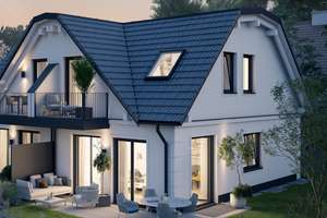 Neubau: Charmante Doppelhaushälfte mit Privat-Garten und TG | Energieeffizienz A+ – 81827 Waldtrudering, München – Vorschaubild 3