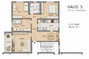 Gepflegte 4-Zimmerwohnung mit Weitblick! Europaring Bonn – Die vollständige Adresse der Immobilie erhältst du vom Anbieter., 53123 Duisdorf, Bonn – Vorschaubild 6