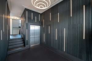 Genial! + PKW-Stellplatz inklusive + Dunkles Parkett + Fußbodenheizung + Wanne & Dusche + LED-Licht  – Petzscher Straße 12, 4129 Eutritzsch, Leipzig – Vorschaubild 8