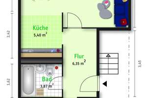 frisch sanierte 2-Raum-Wohnung mit Aufzug und großem Balkon – Gerhard-Marcks-Straße 12, 6124 Südliche Neustadt, Halle (Saale) – Vorschaubild 2