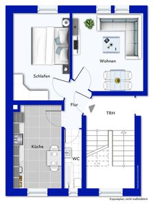 Kapitalanleger aufgepasst! 2 Zimmerwohnung in kleinem Wohnhaus