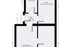 Schicke 2-Zimmer-Wohnung im 3. OG in Nürnberg-Muggenhof – Raabstraße 8, 90429 Eberhardshof, Nürnberg – Vorschaubild 9