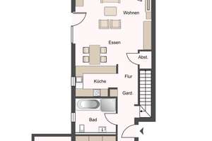 Modernes Wohnen in Aasee Nähe – mit Garten, Stellplatz und Garage – Die vollständige Adresse der Immobilie erhältst du vom Anbieter., 48151 Aaseestadt, Münster – Vorschaubild 11