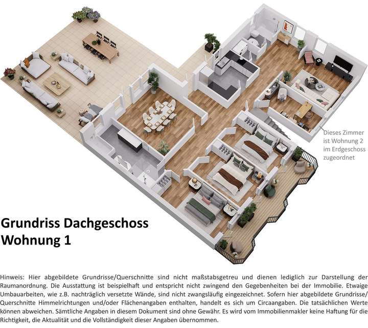 Grundriss Obergeschoss Wohnung