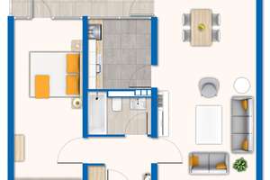 Stilvolle 2-Zimmer-Wohnung mit spektakulärem Skyline-Blick in Eschborn – Die vollständige Adresse der Immobilie erhältst du vom Anbieter., 65760 Eschborn – Vorschaubild 15