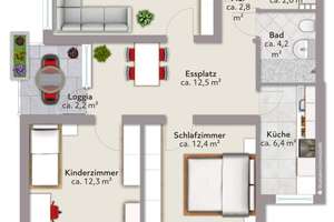 Bremen-Mahndorf: Helle 3-Zimmer-Wohnung mit Balkon – Die vollständige Adresse der Immobilie erhältst du vom Anbieter., 28307 Mahndorf, Bremen – Vorschaubild 11