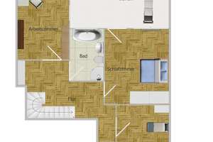 Großzügige Maisonettewohnung mit 160 m² Wohnfläche in begehrter Lage von Bonn-Muffendorf – Deutschherrenstraße 90, 53177 Muffendorf, Bonn – Vorschaubild 2