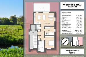 Neubau in bester Lage. 3,5 Zimmer auf 92 qm im Erdgeschoss mit eigenem Garten. – 45472 Menden-Holthausen, Mülheim an der Ruhr – Vorschaubild 3