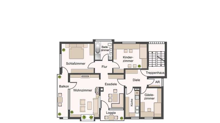 Grundriss Obergeschoss