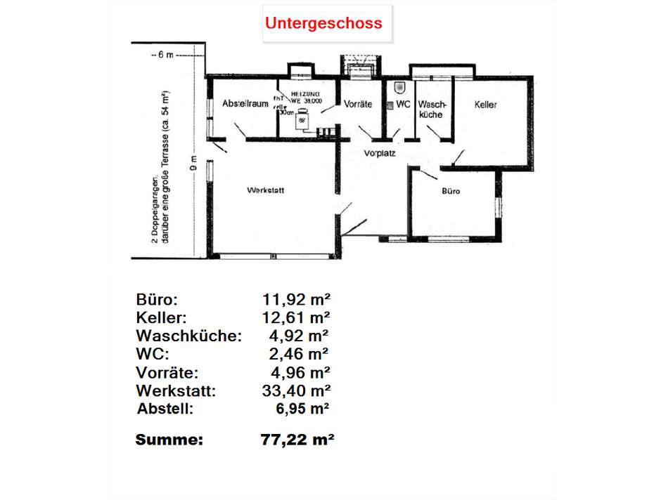 UG Grundriss