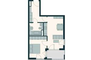 Neubau-Apartment mit großer Balkonfläche – 2 Zimmer nahe Innsbrucker Platz – Friedenauer Höhe 12, 12159 Friedenau, Berlin – Vorschaubild 9