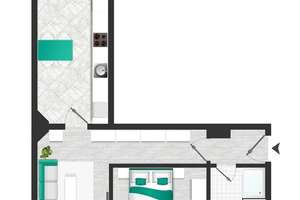 Hochwertige 2-Zimmer-Wohnung mit Balkon im Salomonstift – neuwertig, ruhig und flexibel möbliert – 4317 Reudnitz-Thonberg, Leipzig – Vorschaubild 12
