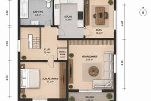 Wohnen an der Ahr – schöne Obergeschosswohnung in Insul