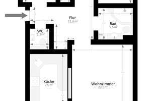 Attraktive 4-Zimmer-Wohnung mit Balkon im 3. OG in Hamburg-Lokstedt – Die vollständige Adresse der Immobilie erhältst du vom Anbieter., 22529 Lokstedt, Hamburg – Vorschaubild 13