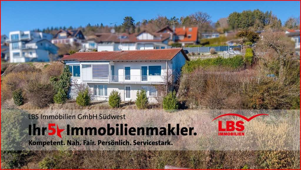 Immobilie in Bodman-Ludwigshafen - Ein Logenplatz über dem Bodensee – Panorama & Ruhe! - Bild 0
